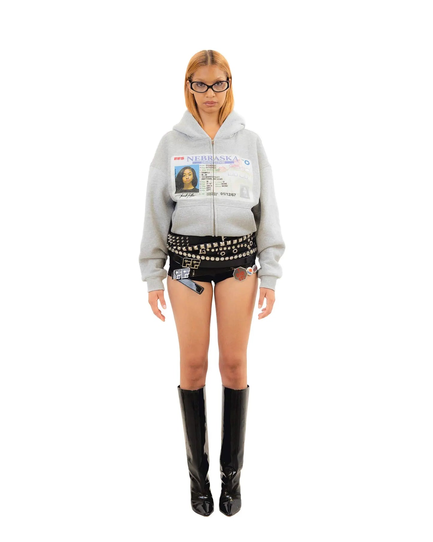 DRIVER LICENSE ZIP HOODIE